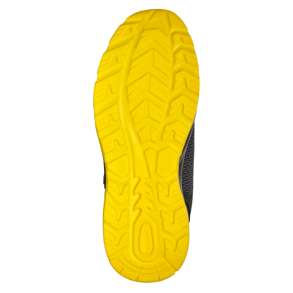 suela - Plantilla y suela de poliuretano de doble densidad, suave y flexible.